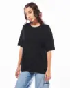 Women's Black Oversized T-shirt