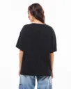 Women's Black Oversized T-shirt