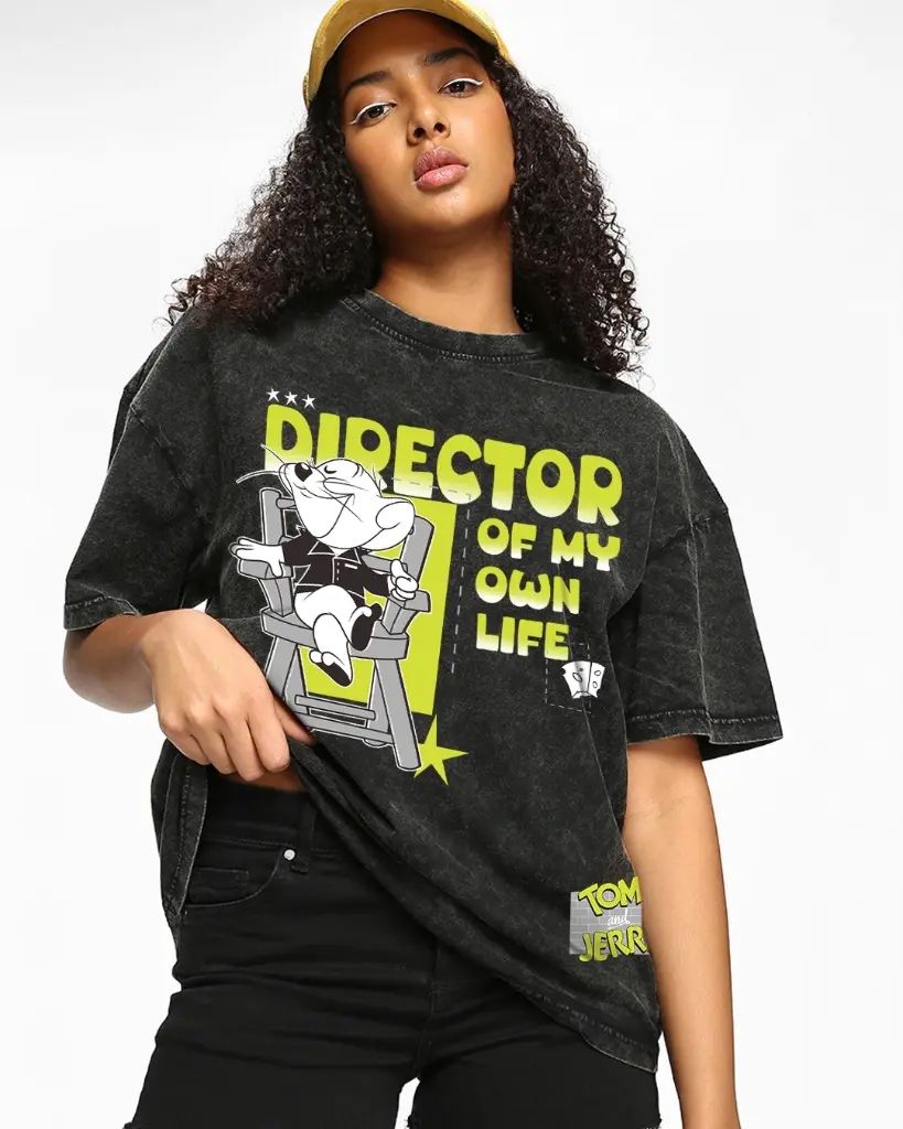 Women's Black Director Jerry T-shirt