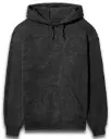 Men's Black Acid Wash Hoodie