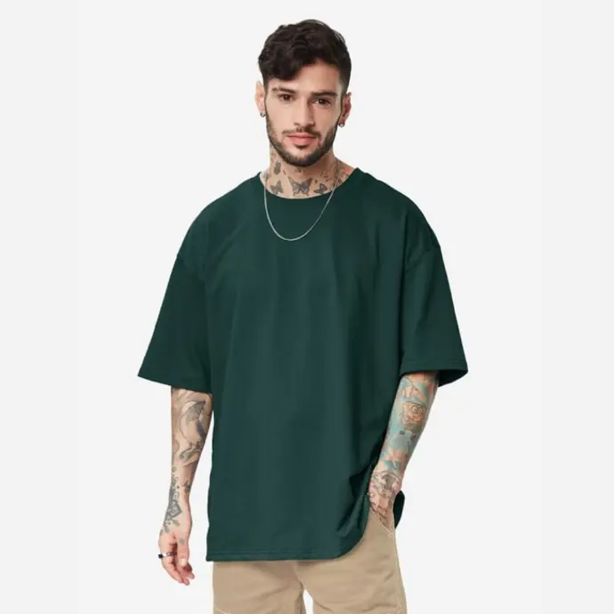 Everyday Oversized Tee - Evergreen Green