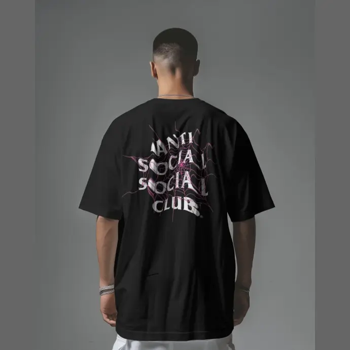 Everyday Oversized Tee - Anti Social Club (Black)