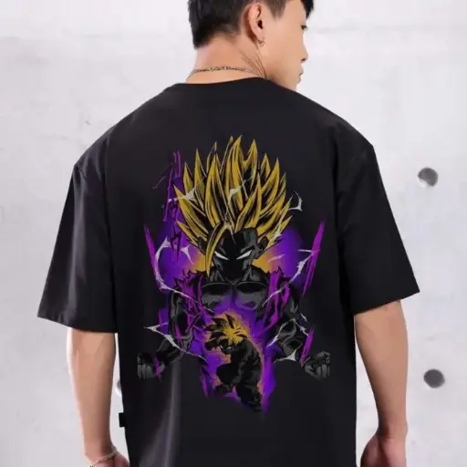 Everyday Oversized Tee - Gohan (Black)